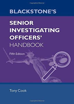 portada Blackstone's Senior Investigating Officers' Handbook Fifth Edition (en Inglés)
