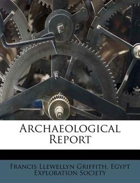 portada archaeological report (in English)