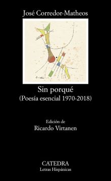 portada Sin Porqué: (Poesía Esencial 1970-2018)