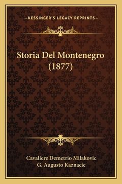 portada Storia Del Montenegro (1877) (in Italian)