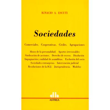 portada sociedades. comerciales cooperativas civiles agrupaciones (in Spanish)