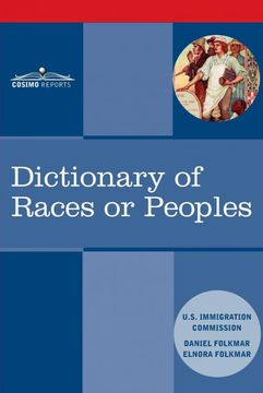 portada Dictionary of Races or Peoples (en Inglés)