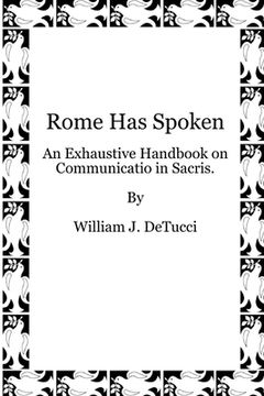 portada Rome Has Spoken (en Inglés)
