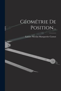 portada Géométrie De Position... (in French)