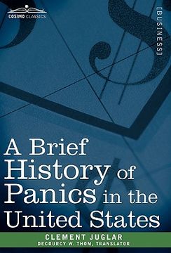 portada a brief history of panics in the united states (en Inglés)