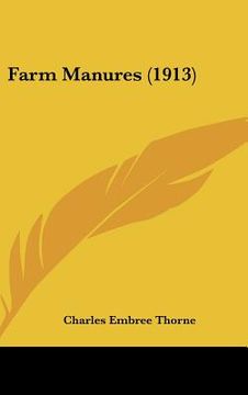 portada farm manures (1913) (in English)