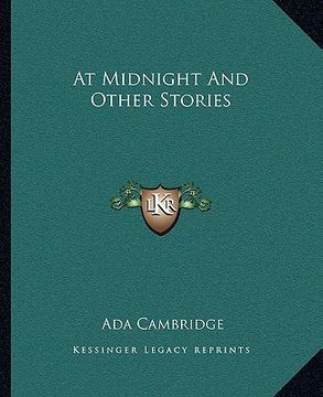 portada at midnight and other stories (en Inglés)
