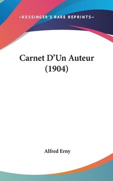 portada Carnet D'Un Auteur (1904) (in French)