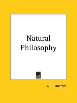 portada natural philosophy (en Inglés)