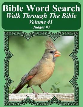 portada Bible Word Search Walk Through The Bible Volume 41: Judges #3 Extra Large Print (en Inglés)
