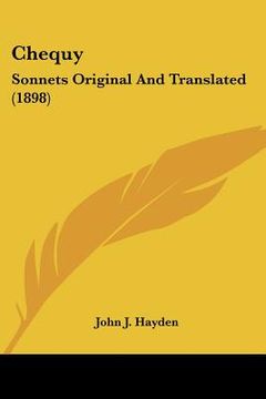 portada chequy: sonnets original and translated (1898) (in English)