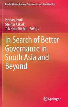portada In Search of Better Governance in South Asia and Beyond