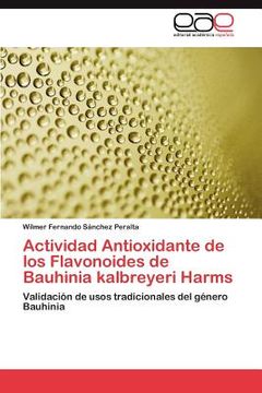 portada actividad antioxidante de los flavonoides de bauhinia kalbreyeri harms (in English)