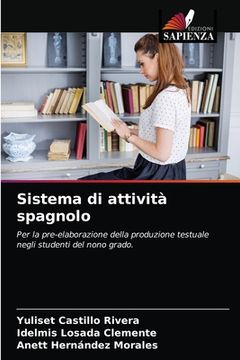 portada Sistema di attività spagnolo (in Italian)