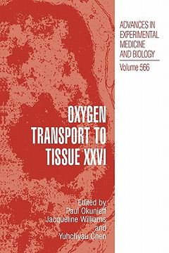 portada oxygen transport to tissue xxvi (en Inglés)