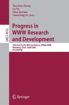 portada progress in www research and development (in English)