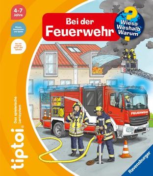 portada Tiptoi® Wieso? Weshalb? Warum? Bei der Feuerwehr (en Alemán)