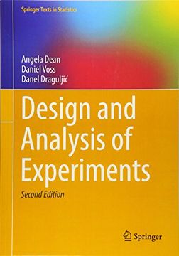 portada Design and Analysis of Experiments (Springer Texts in Statistics) (en Inglés)