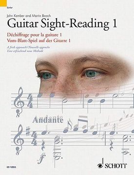 portada Guitar Sight-Reading 1/Dechiffrage Pour La Guitare/Vom-Blatt-Spiel Auf Der Gitarre 1: A Fresh Approach/Nouvelle Approche/Eine Erfrischend Neue Methode