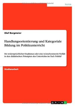 portada Handlungsorientierung und Kategoriale Bildung im Politikunterricht (German Edition)