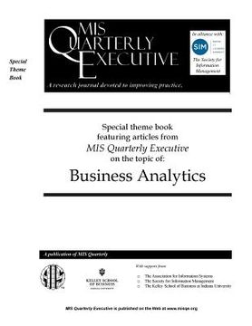 portada MISQE Special Theme Book: Business Analytics (en Inglés)