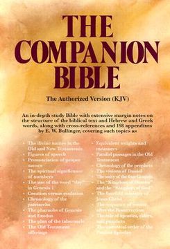 the companion bible,the authorized version(kjv), black genuine leather, indexed