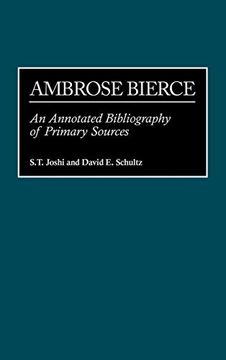 portada Ambrose Bierce: An Annotated Bibliography of Primary Sources 