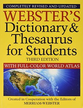 portada Webster's Dictionary & Thesaurus With Full Color World Atlas, Third Edition (en Inglés)