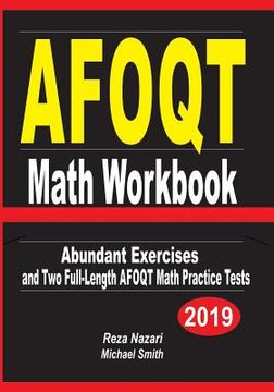 portada AFOQT Math Workbook: Abundant Exercises and Two Full-Length AFOQT Math Practice Tests (en Inglés)