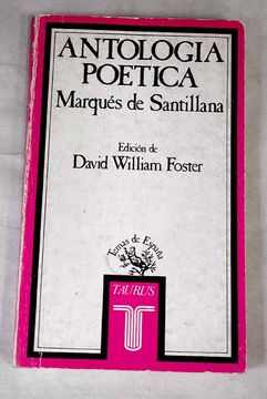 portada Poesia del Marques de Santillana