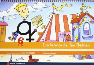 portada Quadern 6 d¿escriptura (Pauta Montessori) La terra de les lletres