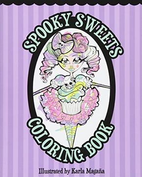 portada Spooky Sweets Coloring Book (en Inglés)
