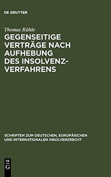 portada Gegenseitige Verträge Nach Aufhebung des Insolvenzverfahrens (in German)