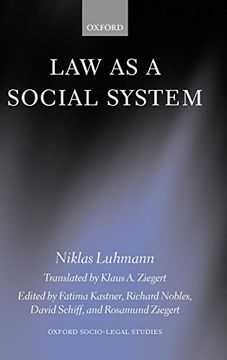 portada Law as a Social System (en Inglés)