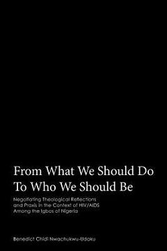 portada from what we should do to who we should be