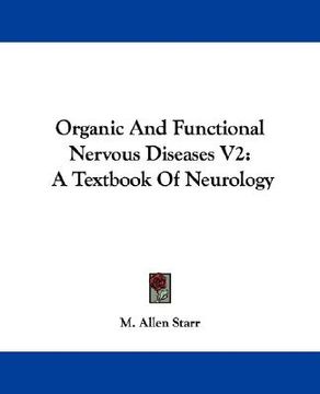 portada organic and functional nervous diseases v2: a textbook of neurology (en Inglés)
