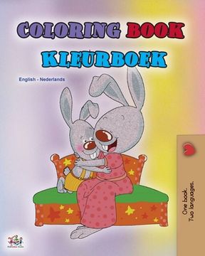 portada Coloring book #1 (English Dutch Bilingual edition): Language learning colouring and activity book