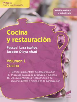 portada Cocina y Restauración. Volumen 1: Cocina (Edición Revisada y Actualizada) (Hostelería y Turismo) (in Spanish)