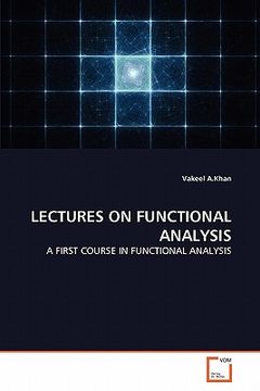 portada lectures on functional analysis (en Inglés)