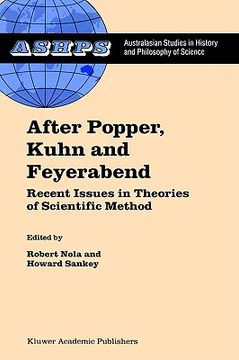 portada after popper, kuhn and feyerabend: recent issues in theories of scientific method (en Inglés)