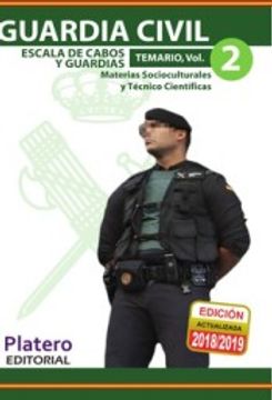 portada Guardia Civil Escala de Cabos y Guardias Temario Volumen 2