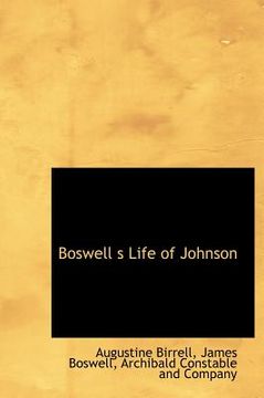 portada boswell s life of johnson (in English)