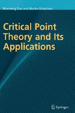 portada critical point theory and its applications (en Inglés)