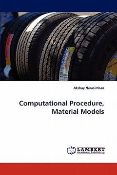 portada computational procedure, material models