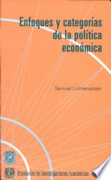 portada Enfoques y Categorías de la Política Económica
