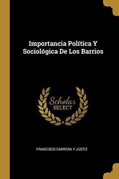 portada Importancia Política Y Sociológica de Los Barrios