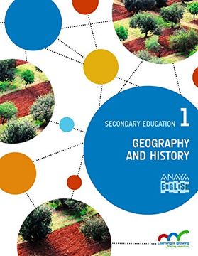 portada Anaya English, geography and history, 1 ESO (Paperback) (in English)