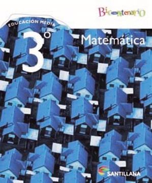 portada Matemática 3 Medio Bicentenario (Texto Del Alumno + Taller De Matemática)