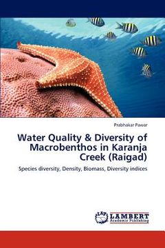 portada water quality & diversity of macrobenthos in karanja creek (raigad) (in English)