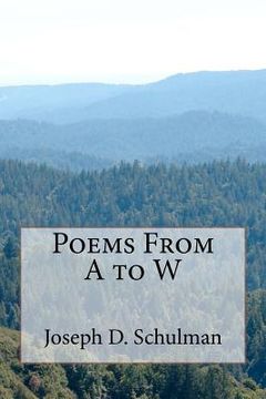 portada poems from a to w (en Inglés)